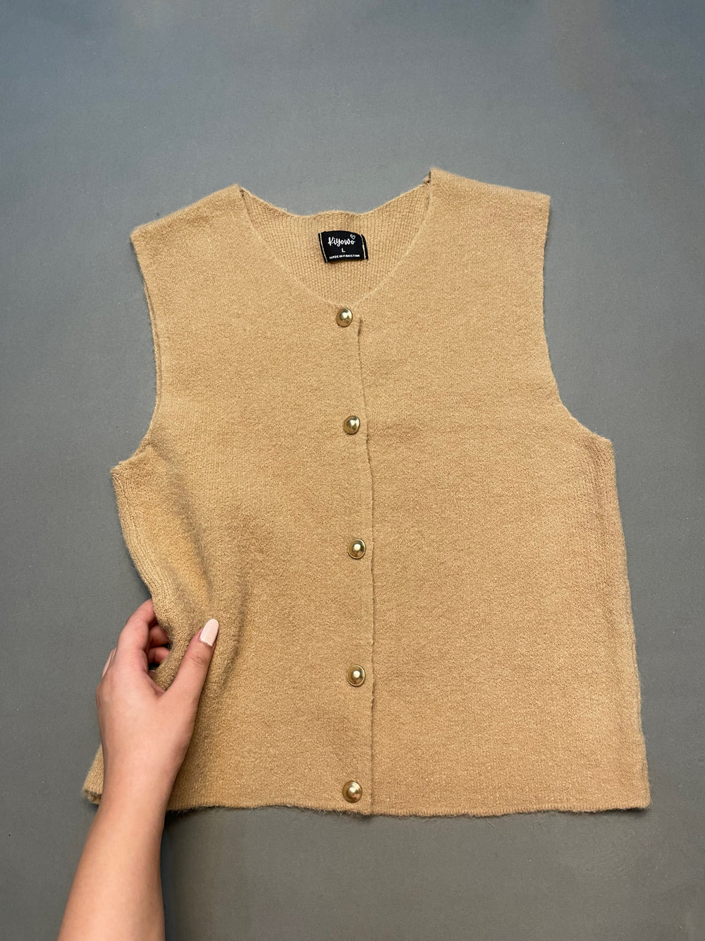 Fuzzy Woollen Sweater Vest