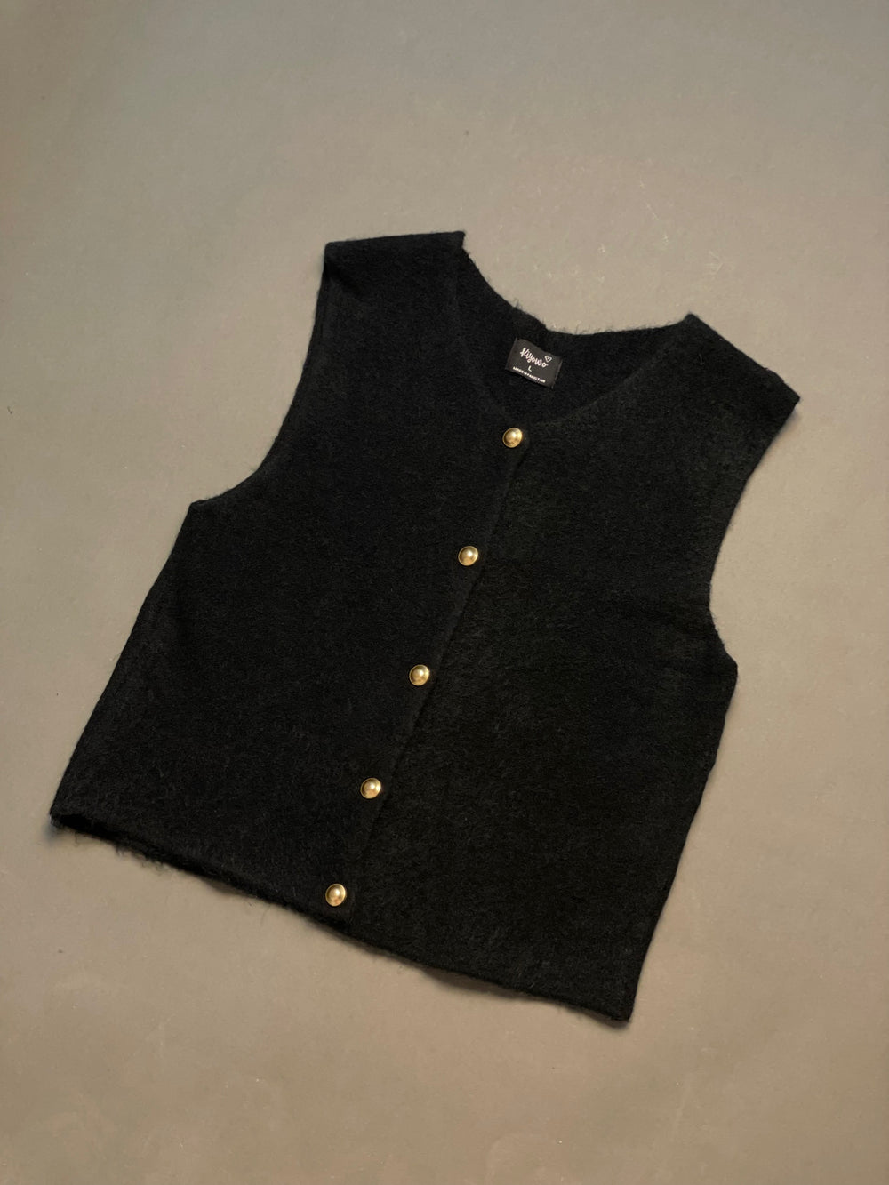 Fuzzy Woollen Sweater Vest