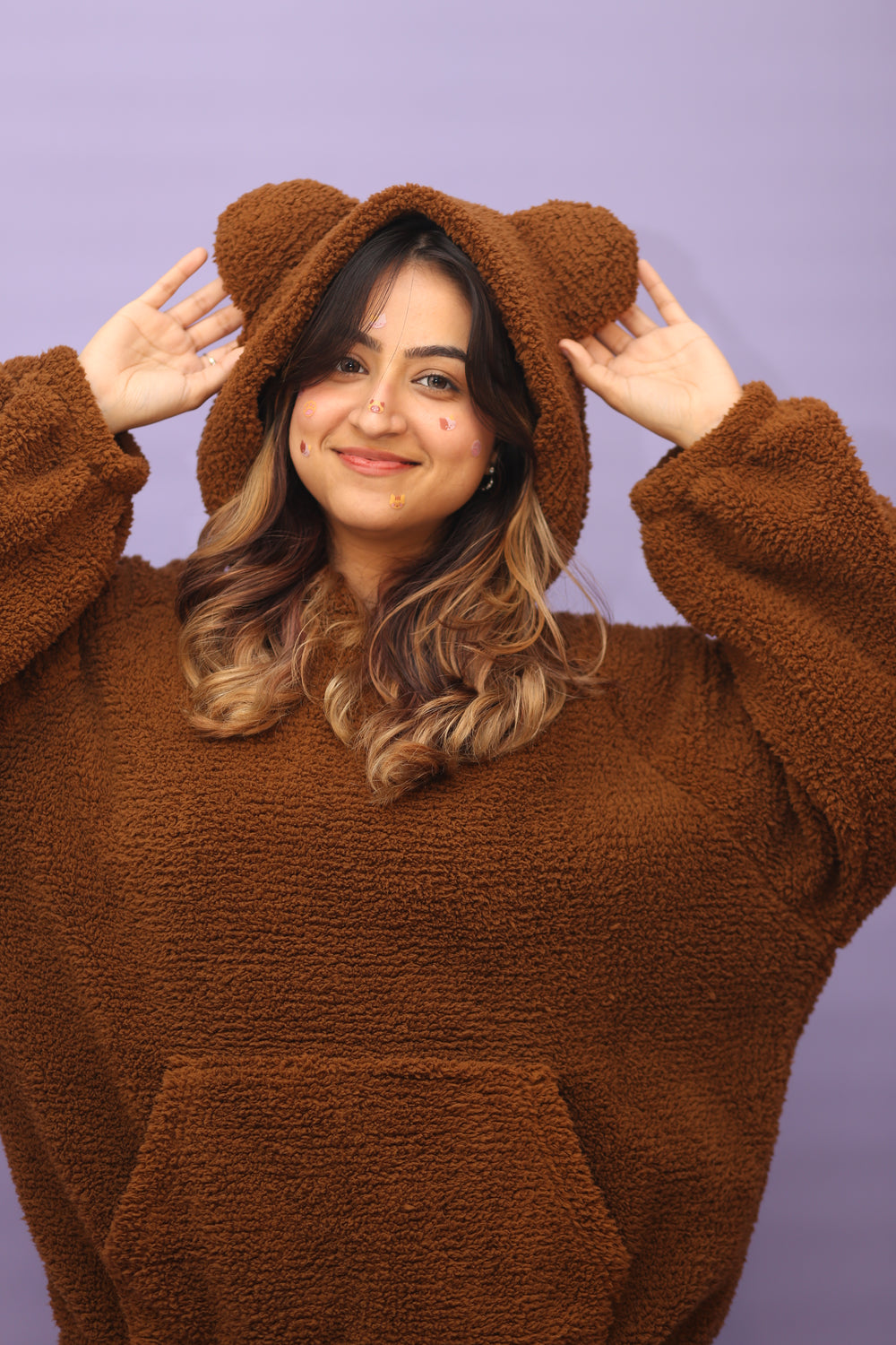 Super Oversized Cat Ear Teddy Hoodie