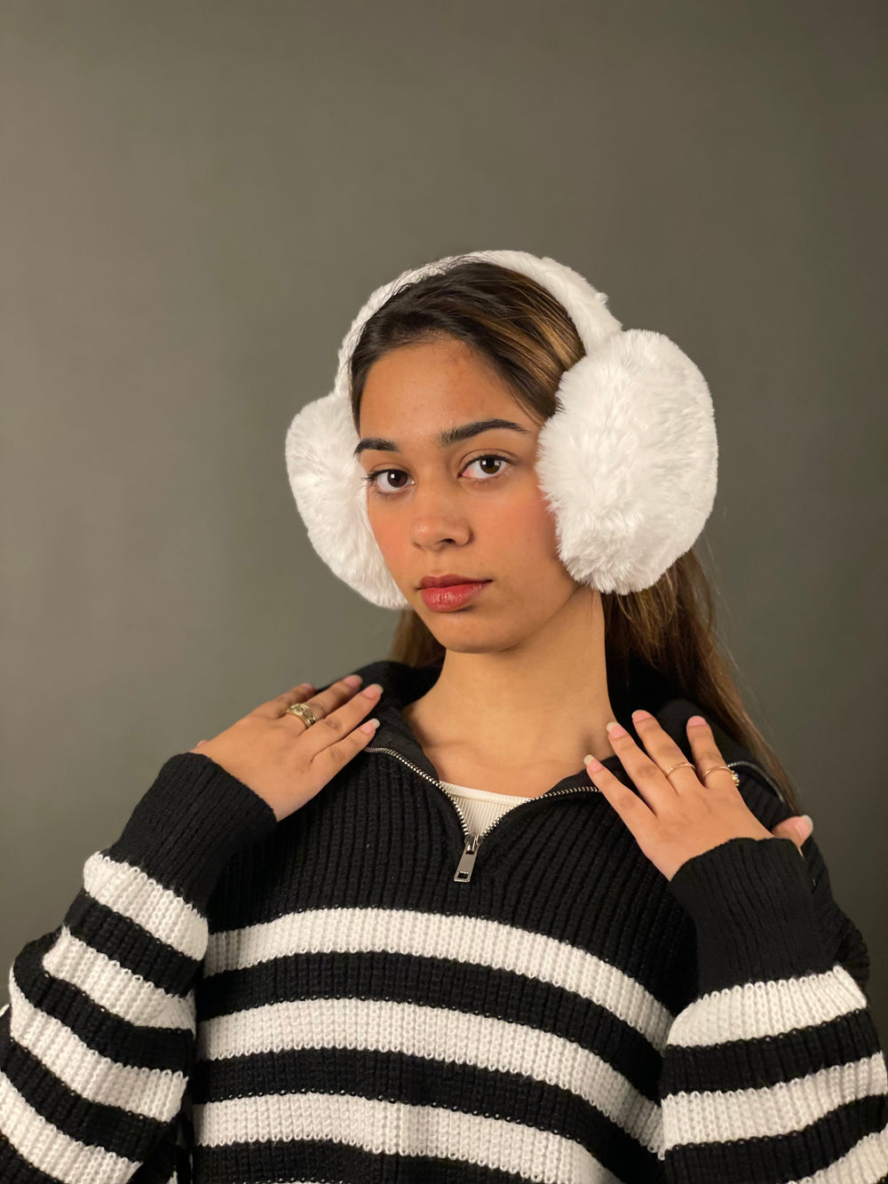 White Ear Muffs