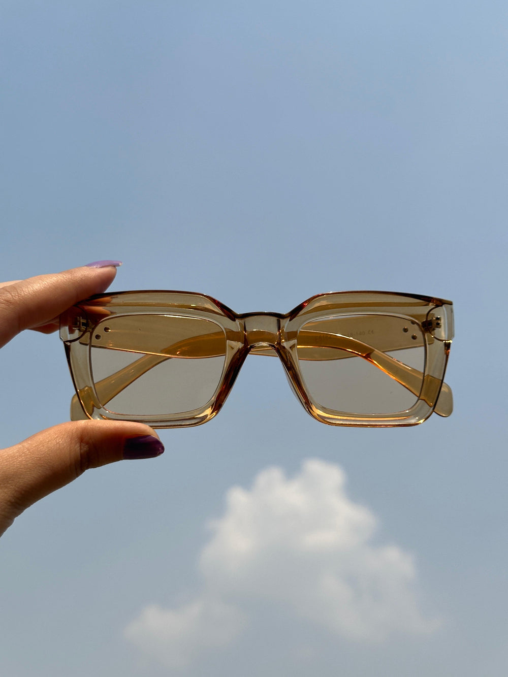 Brown Tinted Square sunglasses