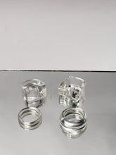 Load image into Gallery viewer, Clear Block Acrylic Ring Set
