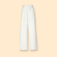 Load image into Gallery viewer, White Curvy Plus Academia Tailored Pants
