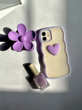 Load image into Gallery viewer, Purple Heart 💜 Transparent Phone Case
