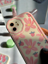 Load image into Gallery viewer, Pink Daisy Pattern Pastel Phone Case
