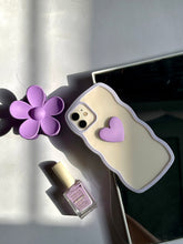 Load image into Gallery viewer, Purple Heart 💜 Transparent Phone Case
