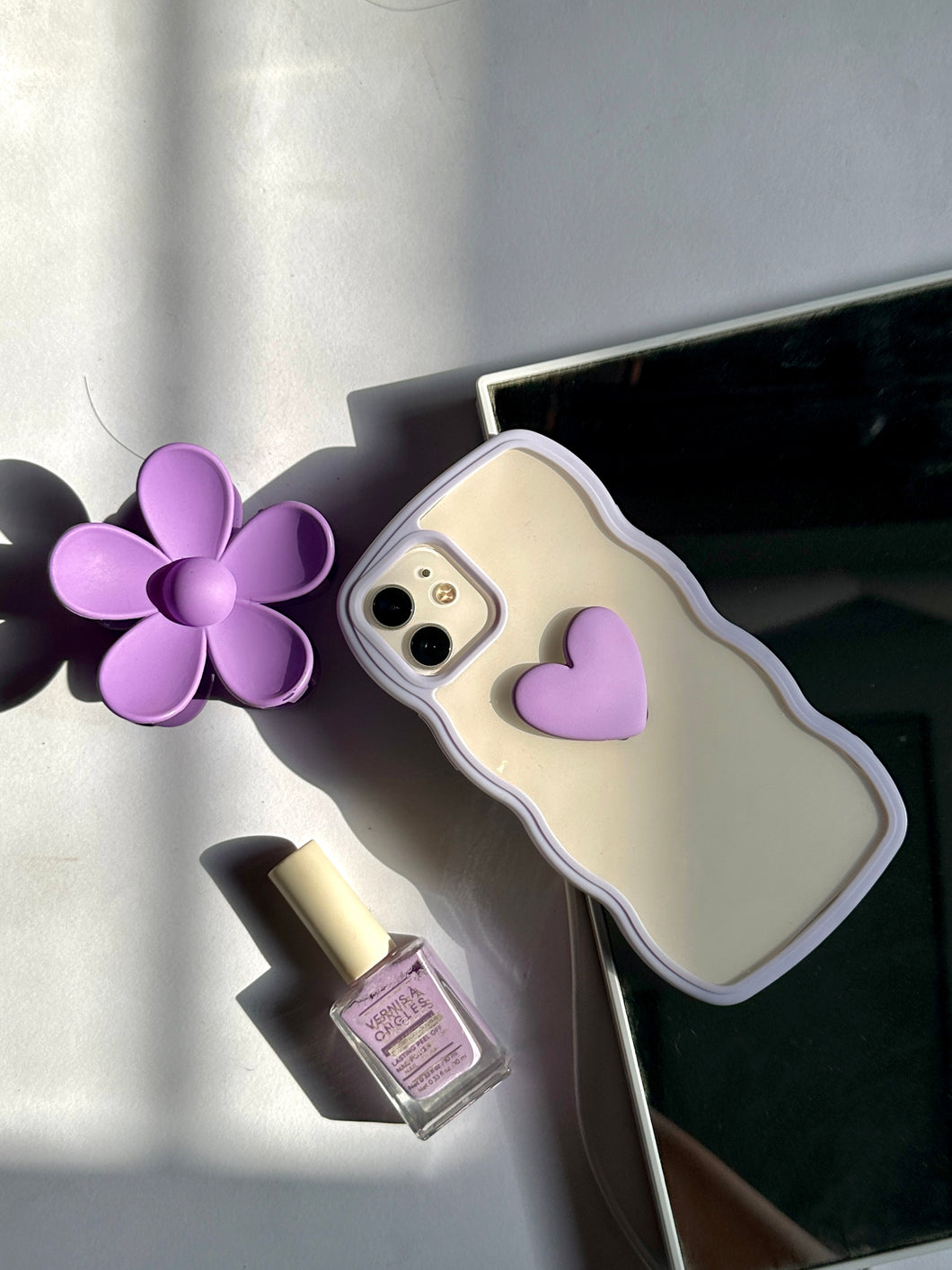 Purple Heart 💜 Transparent Phone Case