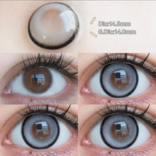 Load image into Gallery viewer, Smoke Grey Big Diameter Imported Contact Lens
