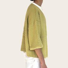 Load image into Gallery viewer, Oversized Leafy Knit Cardigan
