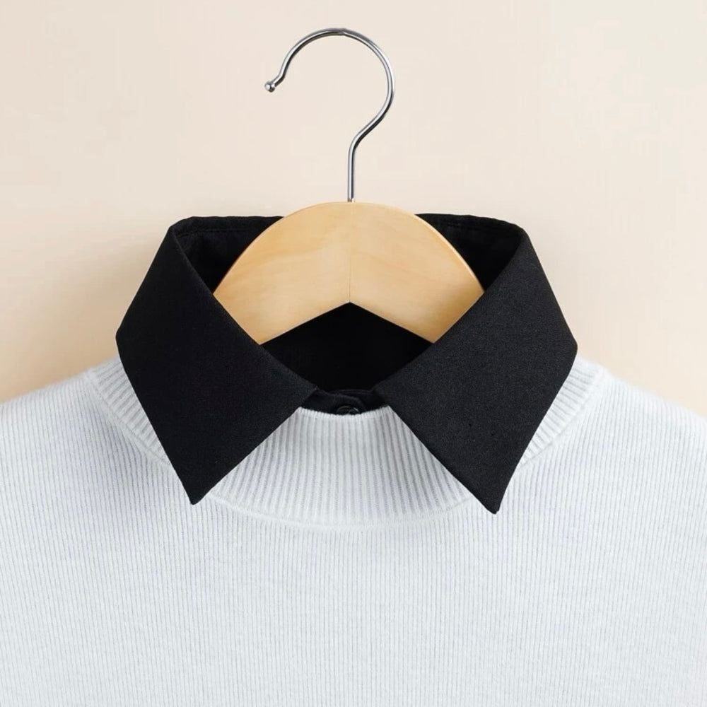 Formal Solid Faux Dickey Collar