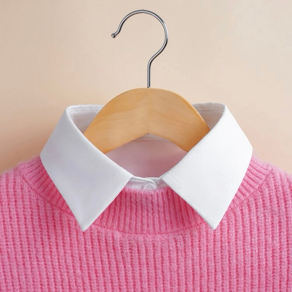 Formal Solid Faux Dickey Collar