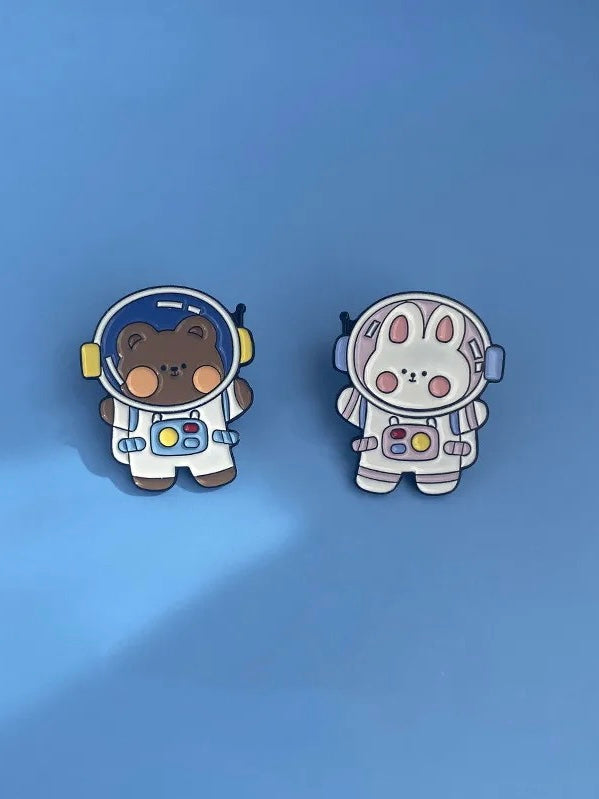 Space Cuties Enamel Pins