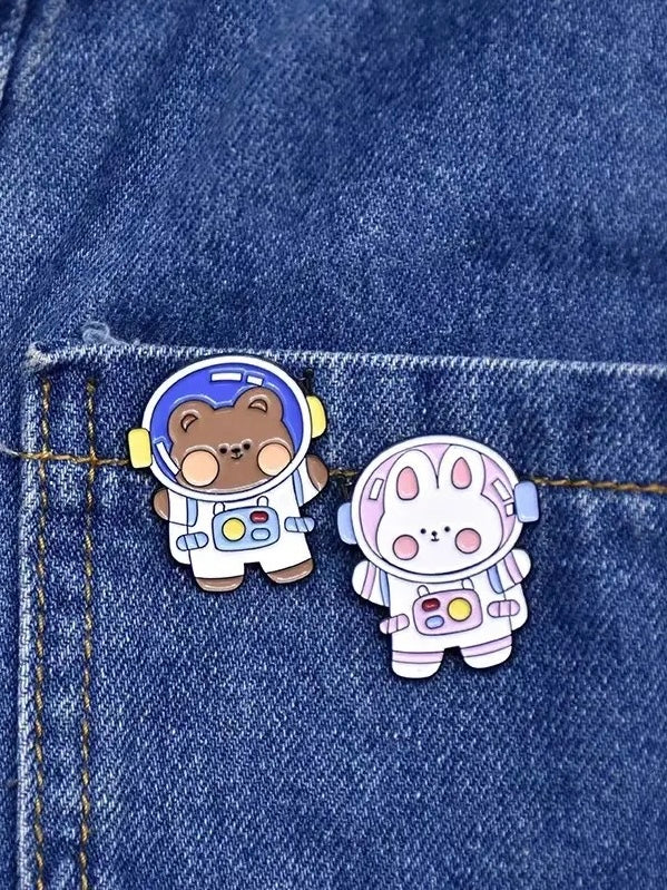 Space Cuties Enamel Pins