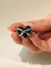 Load image into Gallery viewer, Thorny Heart Adjustable Ring

