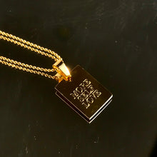 Load image into Gallery viewer, MORE SELF LOVE Stainless Steel Gold Plated Pendant
