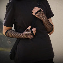 Load image into Gallery viewer, Fishnet Goth Arm Sleeves
