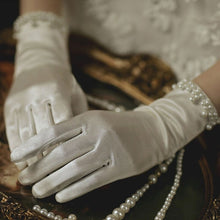 Load image into Gallery viewer, White Bridal Mittens
